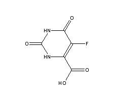 5-氟乳清酸結(jié)構(gòu)式_703-95-7結(jié)構(gòu)式