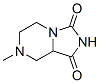 Imidazo[1,5-a]pyrazine-1,3(2h,5h)-dione, tetrahydro-7-methyl-(9ci) Structure,70336-01-5Structure