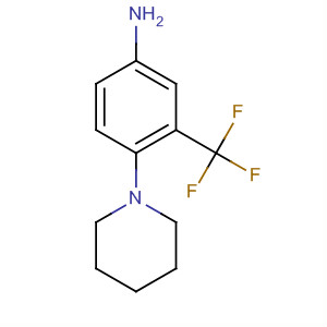 4-(Piperidin-1-yl)-3-(trifluoromethyl)aniline Structure,70339-06-9Structure