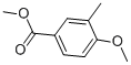 Benzoic acid, 4-methoxy-3-methyl-, methyl ester Structure,70347-04-5Structure