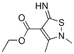 (9ci)-2,5-二氫-5-亞氨基-2,3-二甲基-4-異噻唑羧酸乙酯結(jié)構(gòu)式_70375-66-5結(jié)構(gòu)式