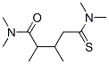 Pentanamide, 5-(dimethylamino)-n,n,2,3-tetramethyl-5-thioxo- Structure,70481-41-3Structure