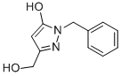 5-Hydroxy-1-(phenylmethyl)-1h-pyrazole-3-methanol Structure,70498-85-0Structure