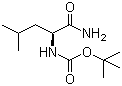 (S)-1-氨基-4-甲基-1-氧代-2-戊基氨基甲酸叔丁酯結(jié)構(gòu)式_70533-96-9結(jié)構(gòu)式