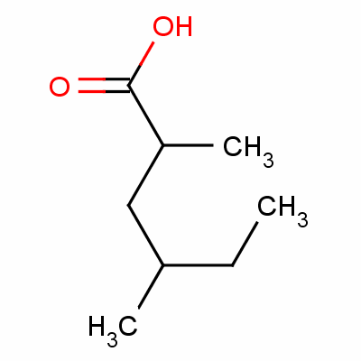 2,4-二甲基己酸結(jié)構(gòu)式_70621-82-8結(jié)構(gòu)式