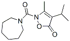 (9ci)-六氫-1-[[3-甲基-4-(1-甲基乙基)-5-氧代-2(5h)-異噁唑]羰基]-1H-氮雜卓結(jié)構(gòu)式_706804-33-3結(jié)構(gòu)式