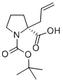 (S)-2-allyl-1-boc-2-pyrrolidinecarboxylic acid Structure,706806-59-9Structure