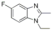 1-乙基-5-氟-2-甲基苯并咪唑結(jié)構(gòu)式_708-34-9結(jié)構(gòu)式