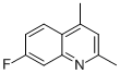 7-Fluoro-2,4-dimethylquinoline Structure,708-72-5Structure