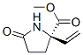 Proline, 2-ethenyl-5-oxo-, methyl ester (9ci) Structure,70805-06-0Structure