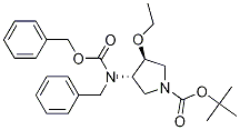 (3S,4s)-tert-butyl 3-(benzyl(benzyloxycarbonyl)amino)-4-ethoxypyrrolidine-1-carboxylate Structure,708273-39-6Structure