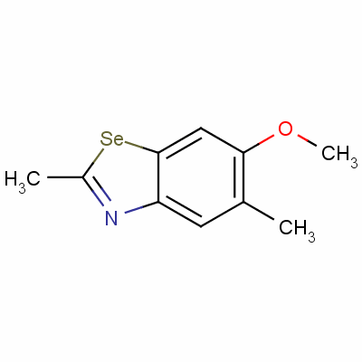 2,5-Dimethyl-6-methoxybenzoselenazole Structure,70867-60-6Structure