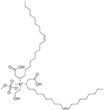 Di(oleyl-carboxyethyl)hydroxyethylmethylammoniummethylsulfate Structure,70914-09-9Structure