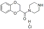 N-(1,4-benzodioxan-2-carbonyl)piperazinehydrochloride Structure,70918-74-2Structure