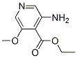 Ethyl 3-amino-5-methoxyisonicotinate Structure,709666-24-0Structure