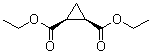 Cis-cyclopropane-1,2-dicarboxylic acid diethyl ester Structure,710-43-0Structure