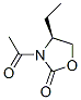 (s)-(9ci)-3-乙酰基-4-乙基-2-噁唑烷酮結(jié)構(gòu)式_71005-79-3結(jié)構(gòu)式