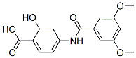 Benzoic acid, 4-[(3,5-dimethoxybenzoyl)amino]-2-hydroxy- Structure,710311-03-8Structure