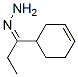 1-Propanone, 1-(3-cyclohexen-1-yl)-, hydrazone Structure,7105-57-9Structure