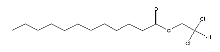 2,2,2-Trichloroethyl laurate Structure,71071-51-7Structure