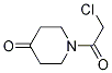 1-(2-Chloro-acetyl)-piperidin-4-one Structure,71072-30-5Structure