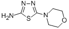 5-Morpholin-4-yl-1,3,4-thiadiazol-2-amine Structure,71125-44-5Structure