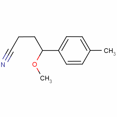 Benzenebutanenitrile, g-methoxy-4-methyl- Structure,71172-66-2Structure