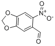 2-Nitro-4,5-methylenedioxybenzaldehyde Structure,712-97-0Structure