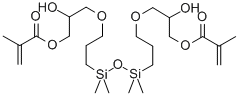 1,3-Bis(3-methacryloxy-2-hydroxypropoxypropyl)tetramethyldisiloxane,tech-95 Structure,71223-24-0Structure