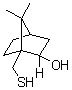 (1S)-(-)-10-巰基異冰片結(jié)構(gòu)式_71242-58-5結(jié)構(gòu)式