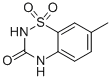 7-Methyl-1,1-dioxo-1,4-dihydro-2h-1 lambda*6*-benzo[1,2,4]thiadiazin-3- one Structure,71254-63-2Structure