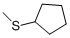 Cyclopentylmethylsulfide Structure,7133-36-0Structure