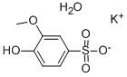 Potassium Guaiacolsulfonate Hemihydrate Structure,7134-11-4Structure