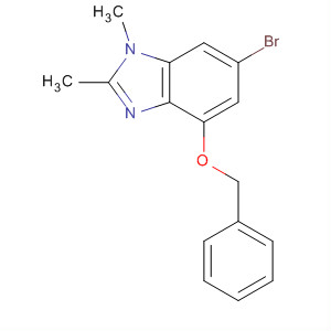 4-(Benzyloxy)-6-bromo-1,2-dimethyl-1h-benzo[d]imidazole Structure,713530-51-9Structure