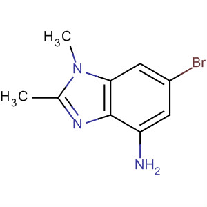 6-Bromo-1,2-dimethyl-1h-benzimidazol-4-amine Structure,713530-66-6Structure