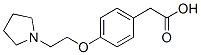 4-[2-(1-Pyrrolidinyl)ethoxy]-benzeneacetic acid Structure,714230-90-7Structure