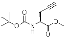 N-boc-propargylglycine methyl ester Structure,71460-02-1Structure