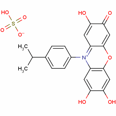 9-(4’-Dimethylaminophenyl)-2,6,7-trihydroxyfluorone sulfate Structure,71501-19-4Structure