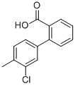 3-Chloro-4-methyl[1,1-biphenyl]-2-carboxylicacid Structure,71501-51-4Structure