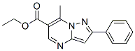 7-Methyl-2-phenyl-pyrazolo[1,5-a]pyrimidine-6-carboxylic acid ethyl ester Structure,71509-22-3Structure