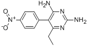 6-Ethyl-5-(4-nitro-phenyl)-pyrimidine-2,4-diamine Structure,71552-34-6Structure