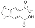 6-Nitro-1,3-benzodioxole-5-carboxylicacid Structure,716-32-5Structure