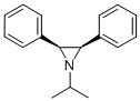 Cis-1-Isopropyl-2,3-diphenylaziridine Structure,71653-80-0Structure