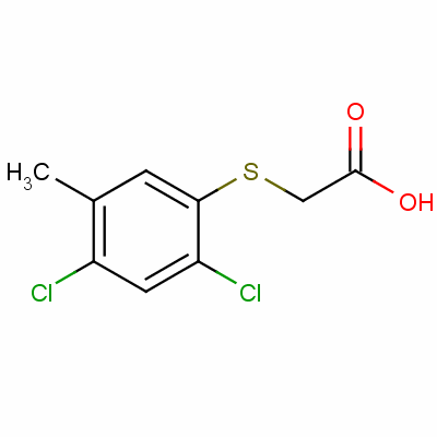 (2,4-Dichloro-5-methylphenylthio)acetic acid Structure,71735-21-2Structure