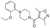 Methanone, (3,5-dimethyl-4-isoxazolyl)[4-(2-ethoxyphenyl)-1-piperazinyl]- Structure,717872-74-7Structure