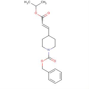 N-(benzyloxycarbonylpiperidin-4-yl)propenoic acid isopropyl ester Structure,718610-70-9Structure