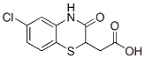 (6-Chloro-3-oxo-3,4-dihydro-2h-1,4-benzothiazin-2-yl)acetic acid Structure,7190-20-7Structure