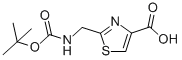 2-(Tert-butoxycarbonylamino-methyl)-thiazole-4-carboxylic acid Structure,71904-80-8Structure