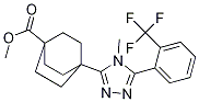 4-(4-甲基-5-(2-(三氟甲基)苯基)-4H-1,2,4-噻唑-3-基)雙環(huán)[2.2.2]辛烷-1-羧酸甲酯結(jié)構(gòu)式_719274-90-5結(jié)構(gòu)式