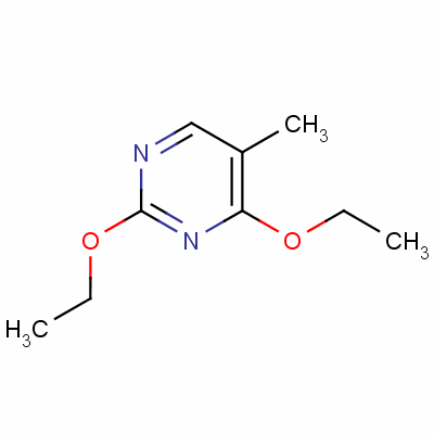 Pyrimidine, 2,4-diethoxy-5-methyl- Structure,7193-87-5Structure